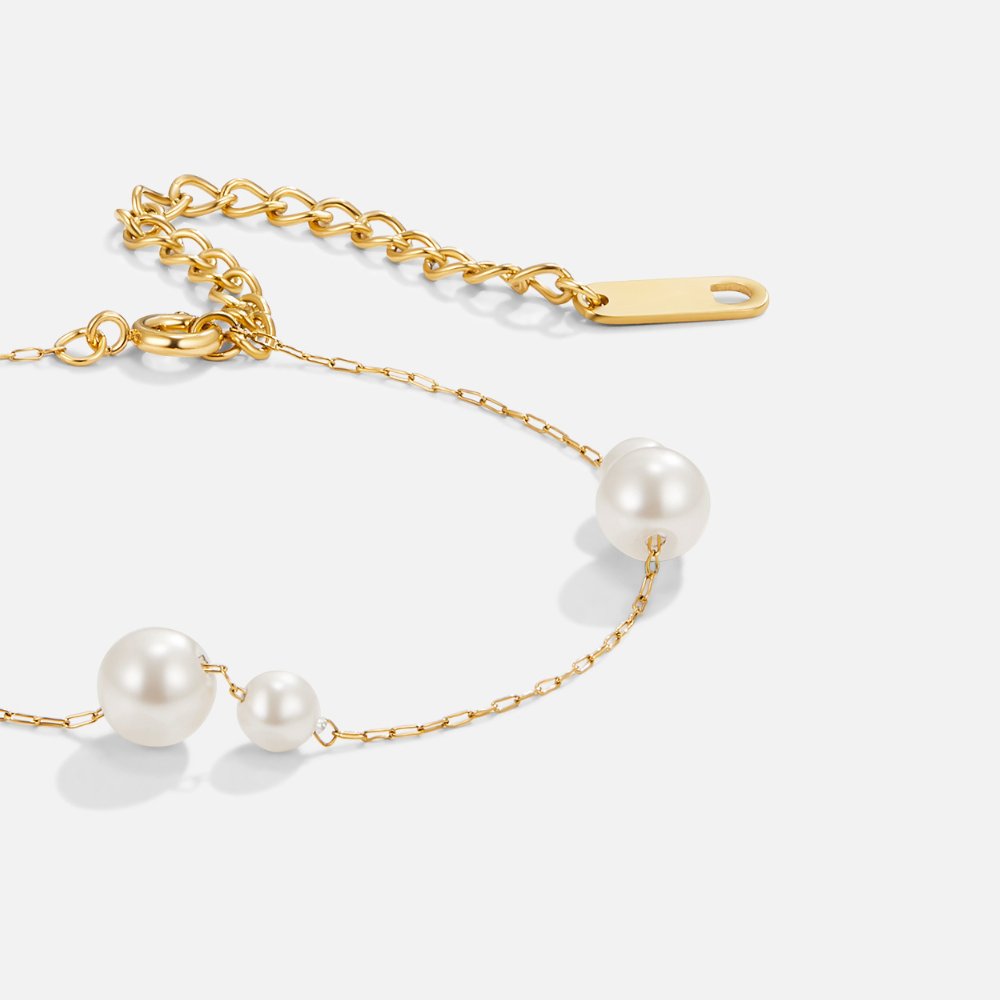 Elena Dainty Pearl Bracelet - Beautiful Earth Boutique