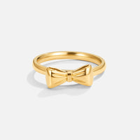 Ellie Gold Bow Ring - Beautiful Earth Boutique