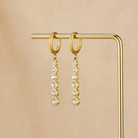 Emily Crystal Drop Earrings - Beautiful Earth Boutique