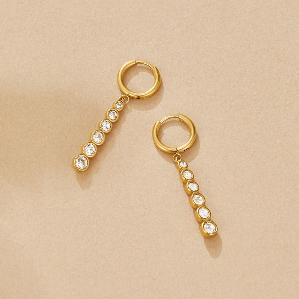 Emily Crystal Drop Earrings - Beautiful Earth Boutique