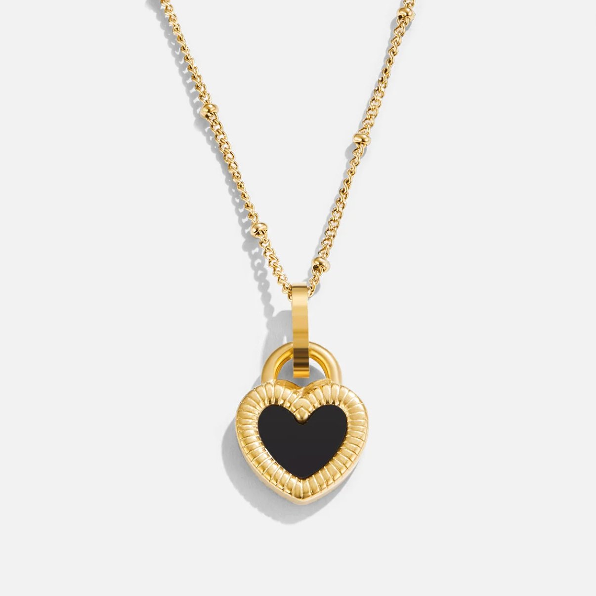 'Falling For You' Reversible Heart Necklace - Beautiful Earth Boutique