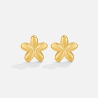 Flower Balloon Stud Earrings - Beautiful Earth Boutique