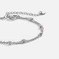 Silver Gaia Layered Bracelet