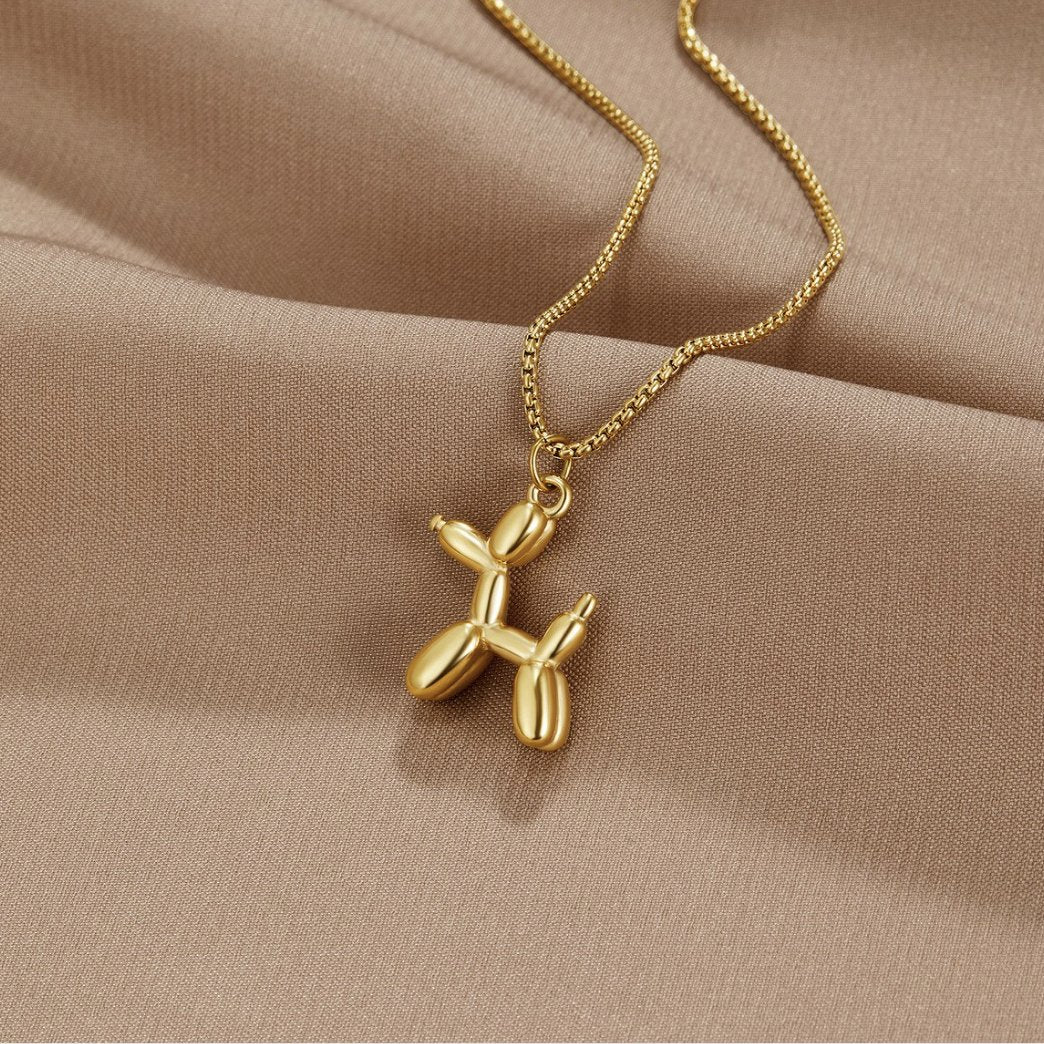 Gold Balloon Animal Necklace - Beautiful Earth Boutique