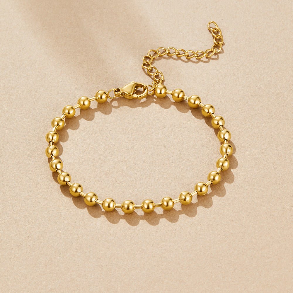 Gold Lulu Bead Bracelet - Beautiful Earth Boutique