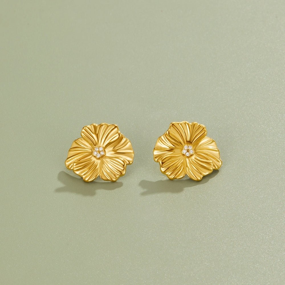 Golden Bloom Earrings - Beautiful Earth Boutique