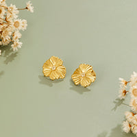 Golden Bloom Earrings - Beautiful Earth Boutique