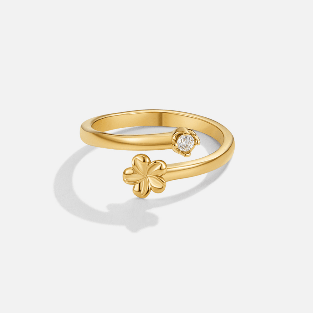 Golden Bloom Petal Ring - Beautiful Earth Boutique