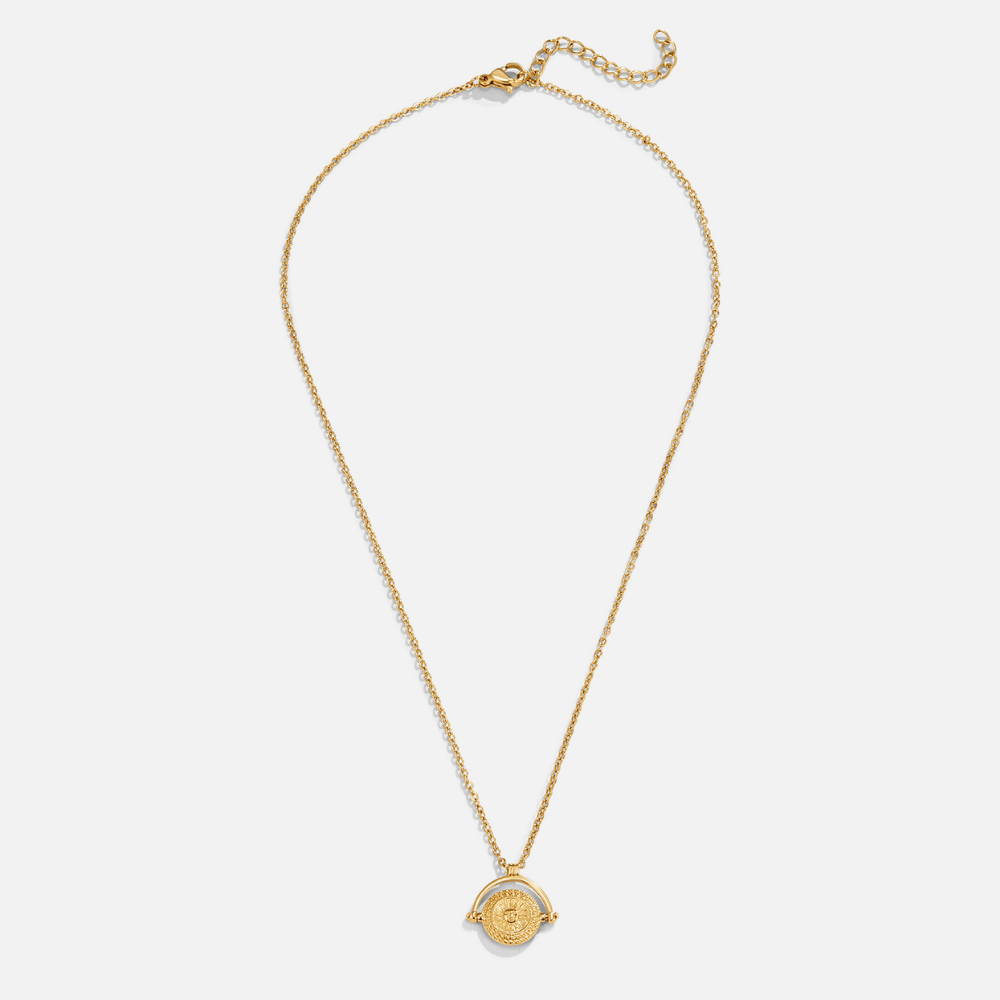 Golden Sun Coin Necklace - Beautiful Earth Boutique