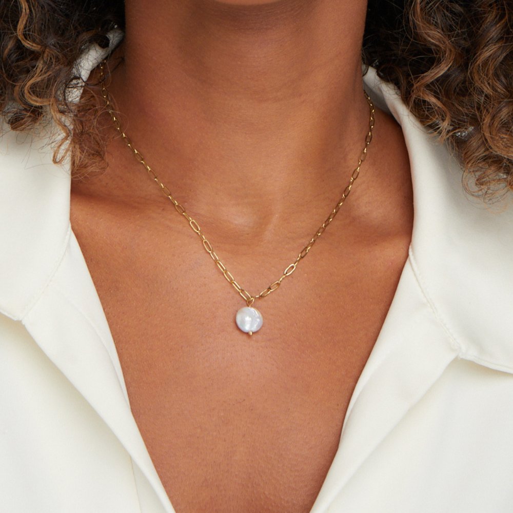 Huda Pearl Necklace - Beautiful Earth Boutique