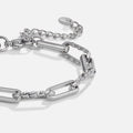 Jihan Chunky Silver Chain Bracelet - Beautiful Earth Boutique