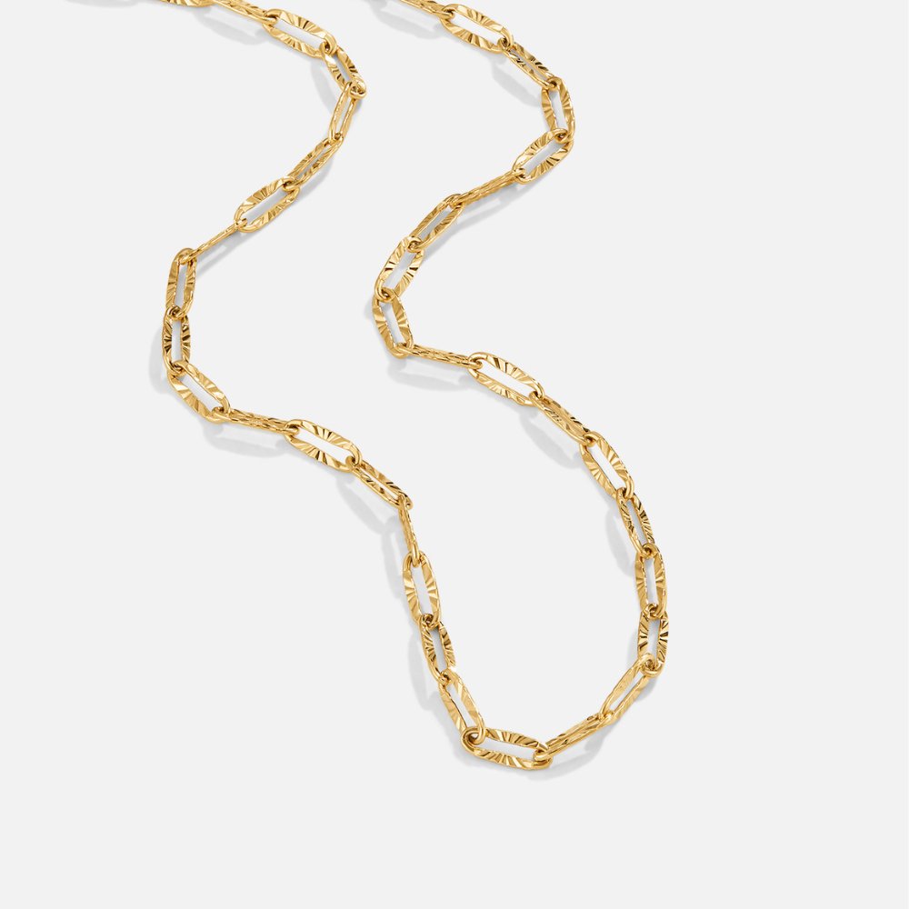 Lara Paperclip Chain Necklace - Beautiful Earth Boutique