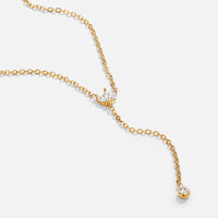 Lariat Crystal Drop Necklace - Beautiful Earth Boutique