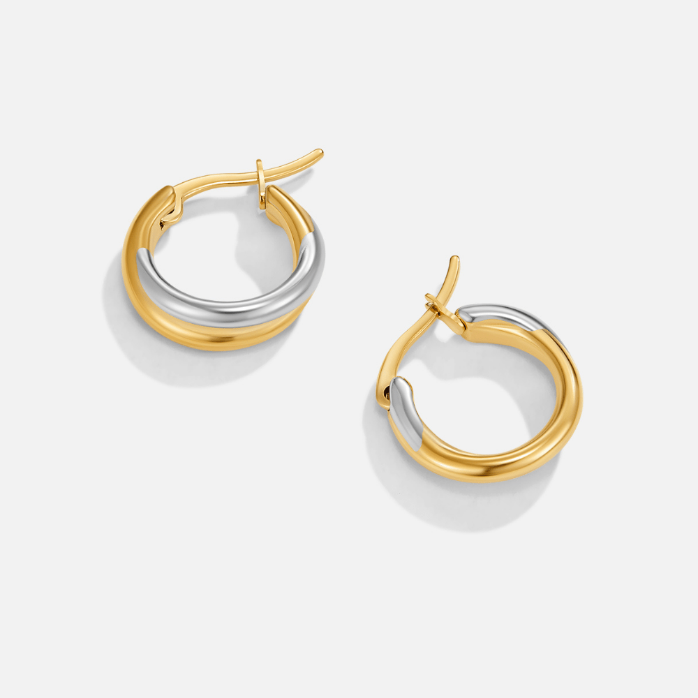 Lea Entwined Hoop Earrings - Beautiful Earth Boutique
