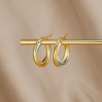 Lea Entwined Hoop Earrings - Beautiful Earth Boutique