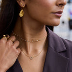 Luxe Crystal Clover Necklace - Beautiful Earth Boutique
