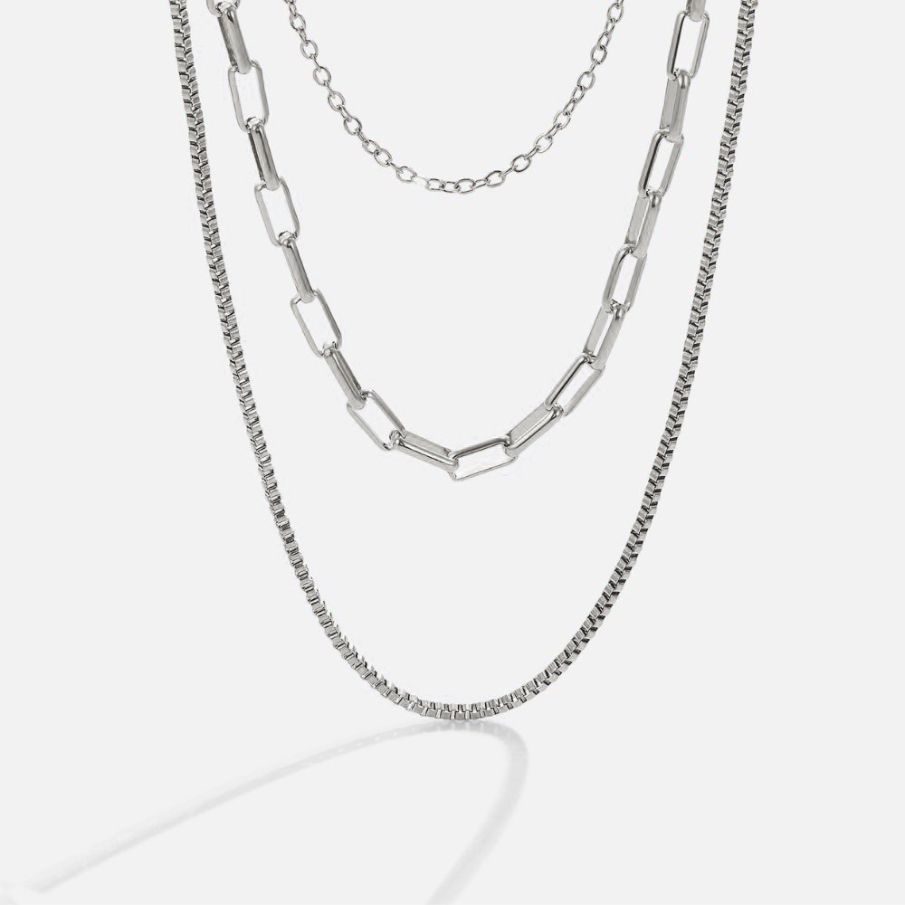 Miela Layered Chain Necklace - Beautiful Earth Boutique