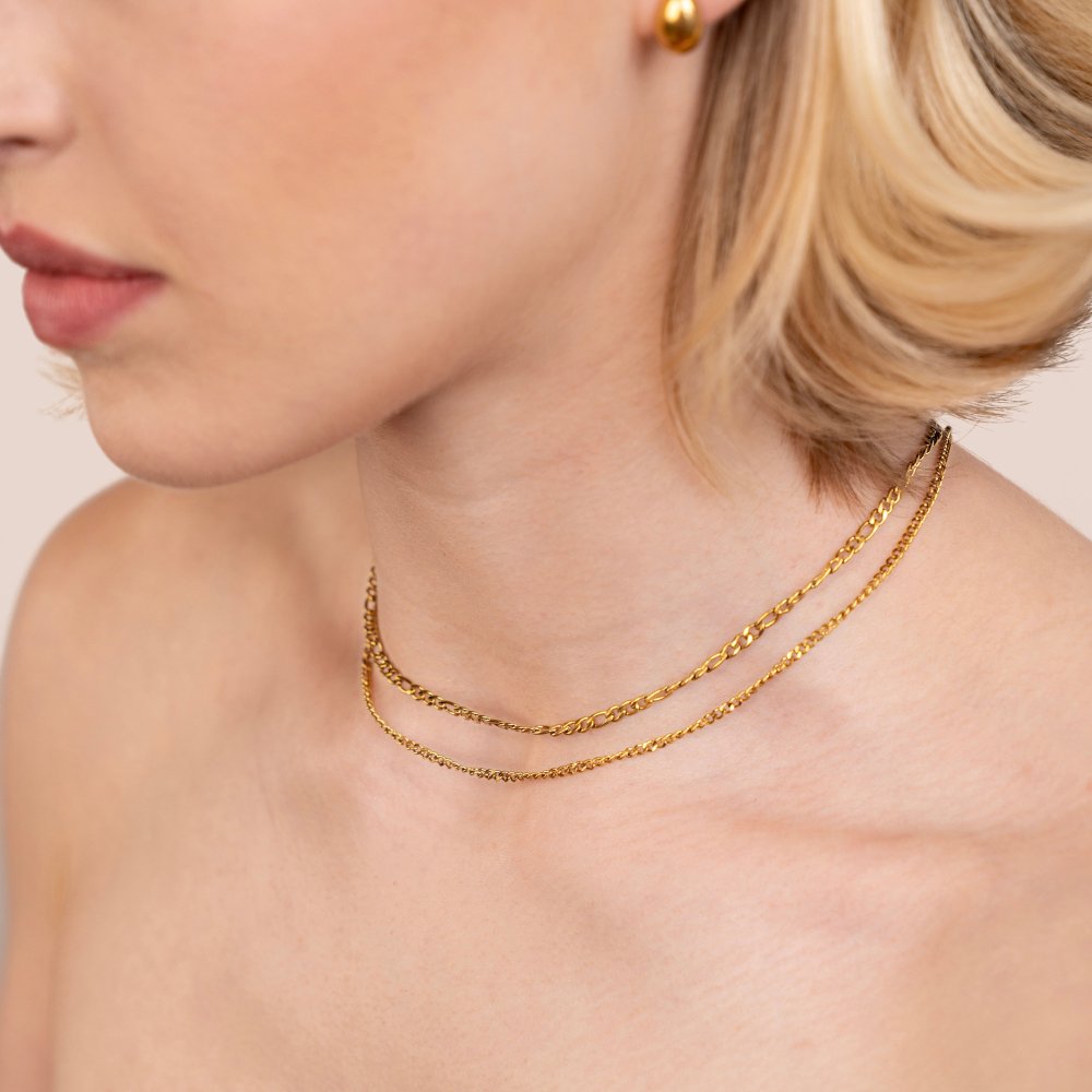 Mirabel Double Chain Necklace - Beautiful Earth Boutique