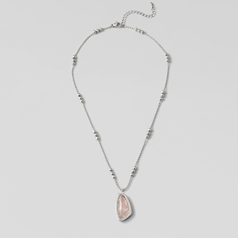 Moonstone Drop Pendant Necklace - Beautiful Earth Boutique