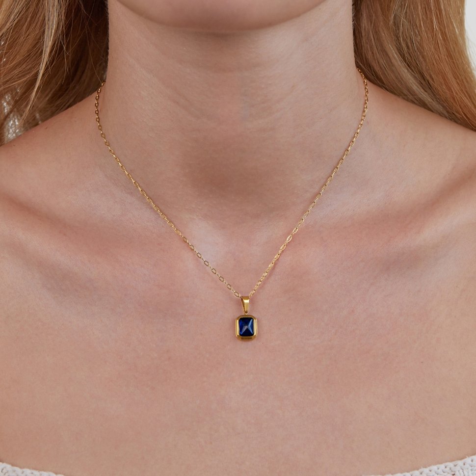 Ocean Blue Pendant Necklace - Beautiful Earth Boutique