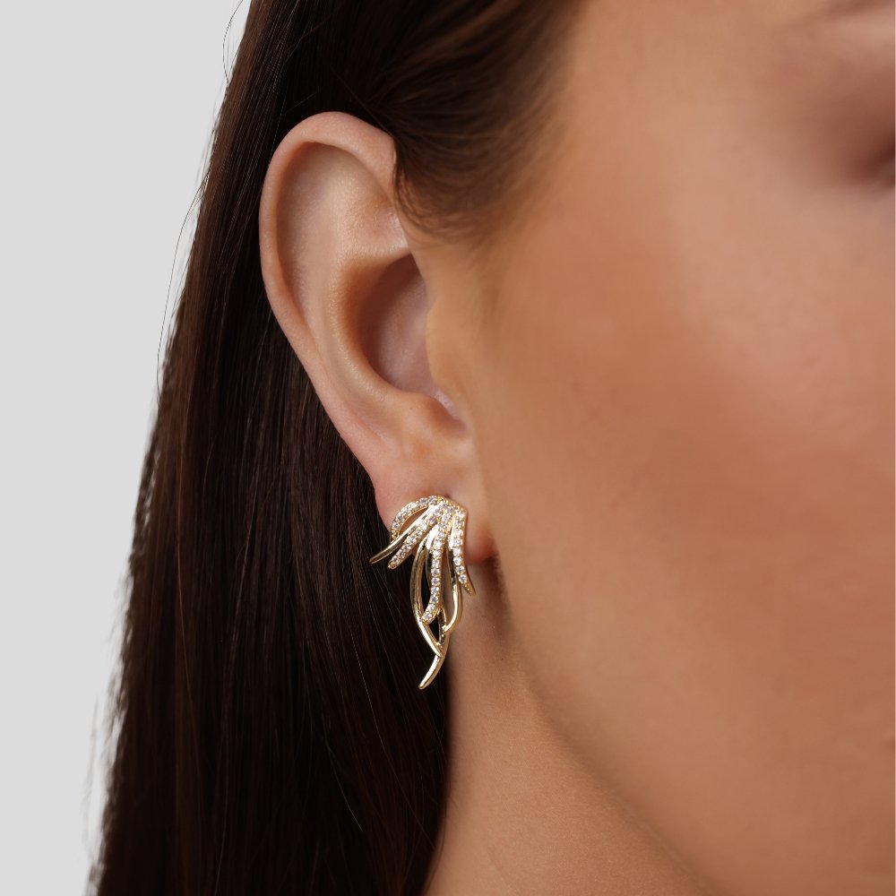 Odette Crystal Drop Earrings - Beautiful Earth Boutique