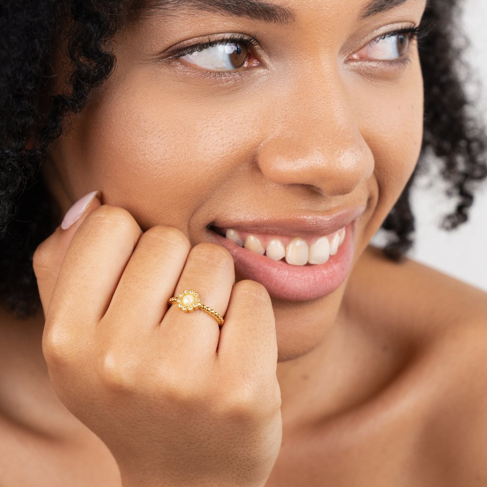 Opal Crystal Ring - Beautiful Earth Boutique