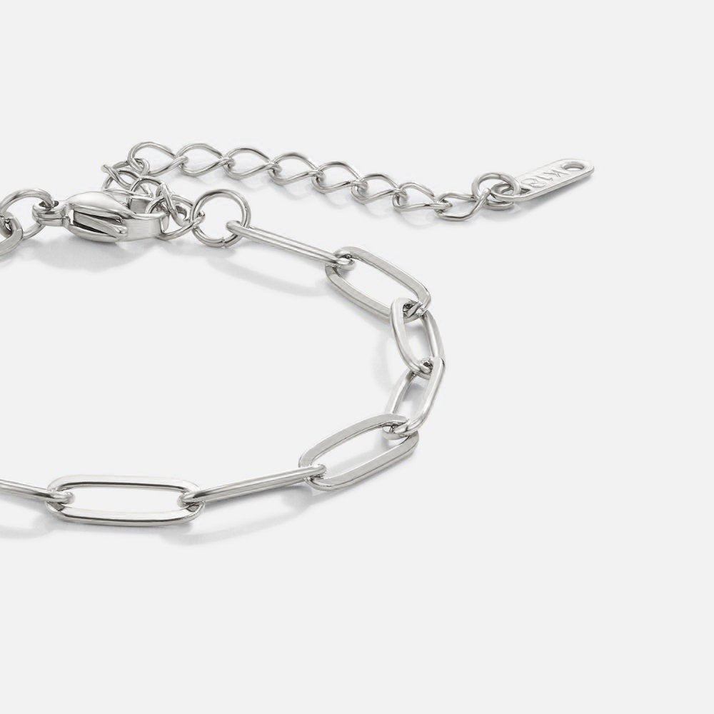 Paperclip Silver Bracelet - Beautiful Earth Boutique