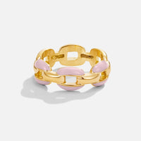 Pink Reya Chain Ring - Beautiful Earth Boutique