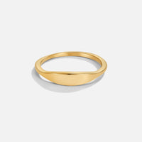 Pipa Gold Signet Ring - Beautiful Earth Boutique