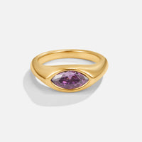 Purple Arizona Crystal Ring - Beautiful Earth Boutique