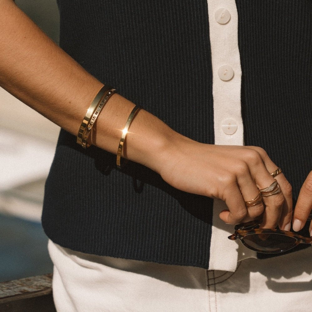 Rina Gold Bangle - Beautiful Earth Boutique