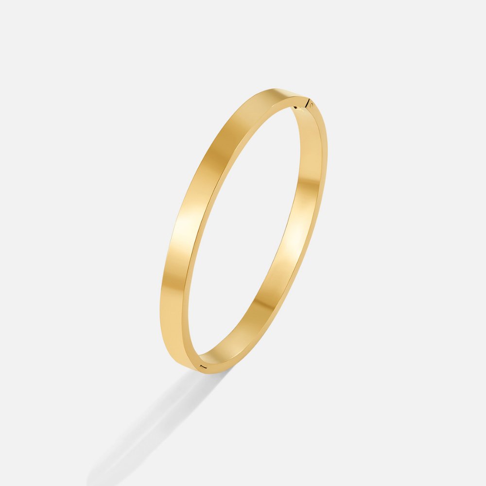 Rina Gold Bangle - Beautiful Earth Boutique