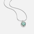 Silver Aquamarine Pendant Necklace - Beautiful Earth Boutique