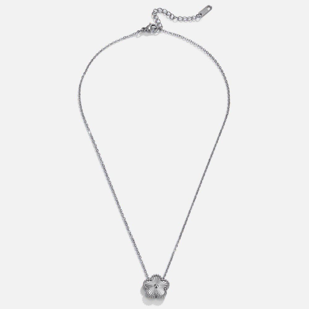 Silver Clover Necklace - Beautiful Earth Boutique