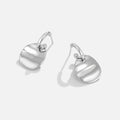Silver Disc Drop Earrings - Beautiful Earth Boutique