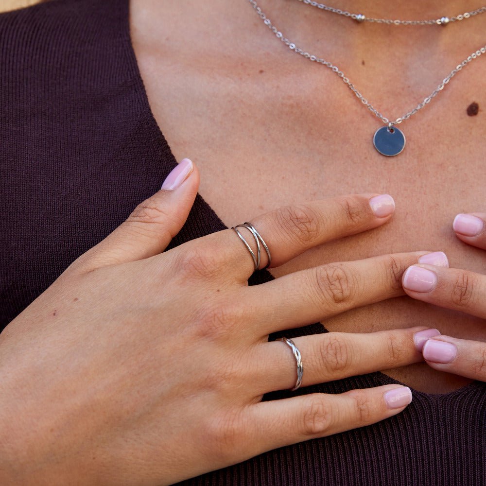 Silver Infinity Loop Ring - Beautiful Earth Boutique
