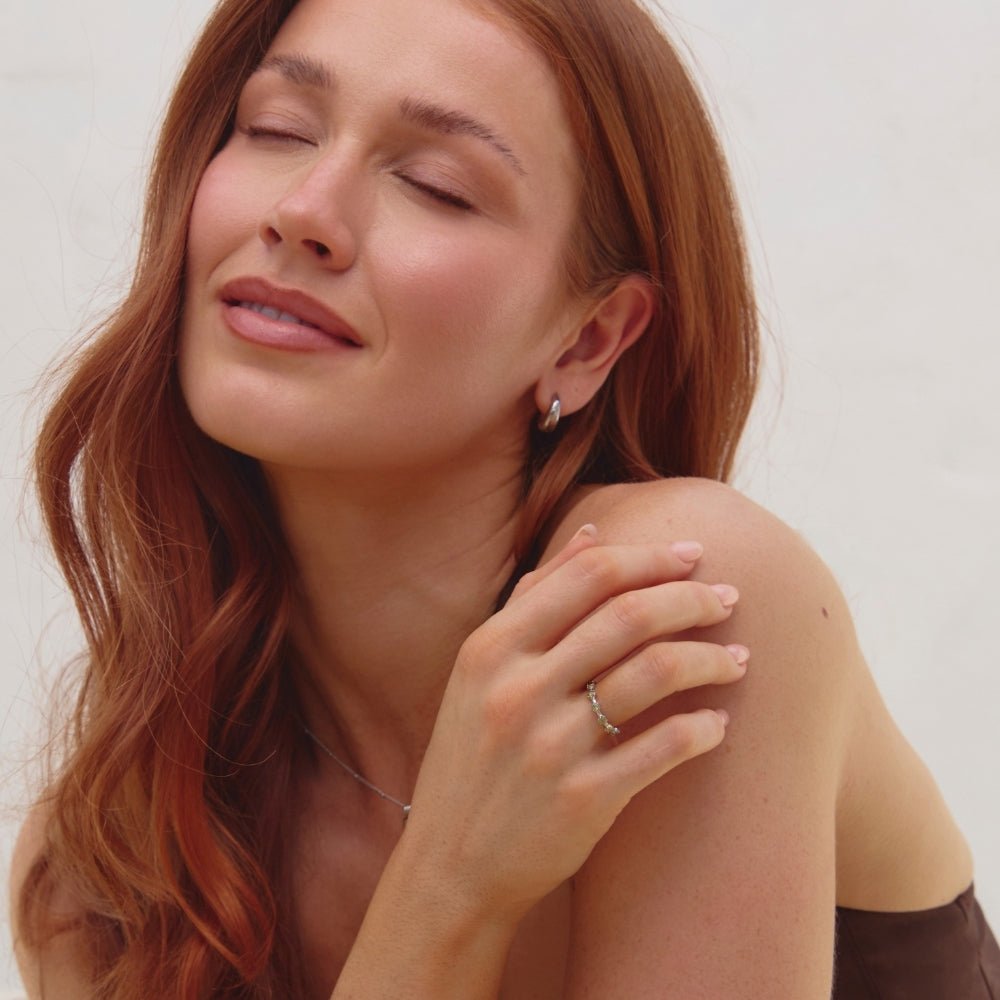 Silver Solana Crystal Ring - Beautiful Earth Boutique