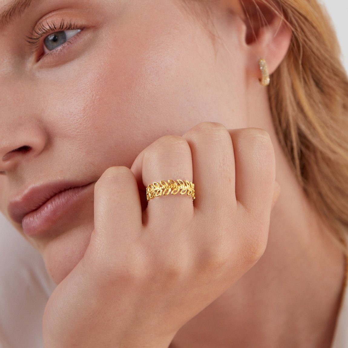 Summer Bloom Leaf Ring - Beautiful Earth Boutique