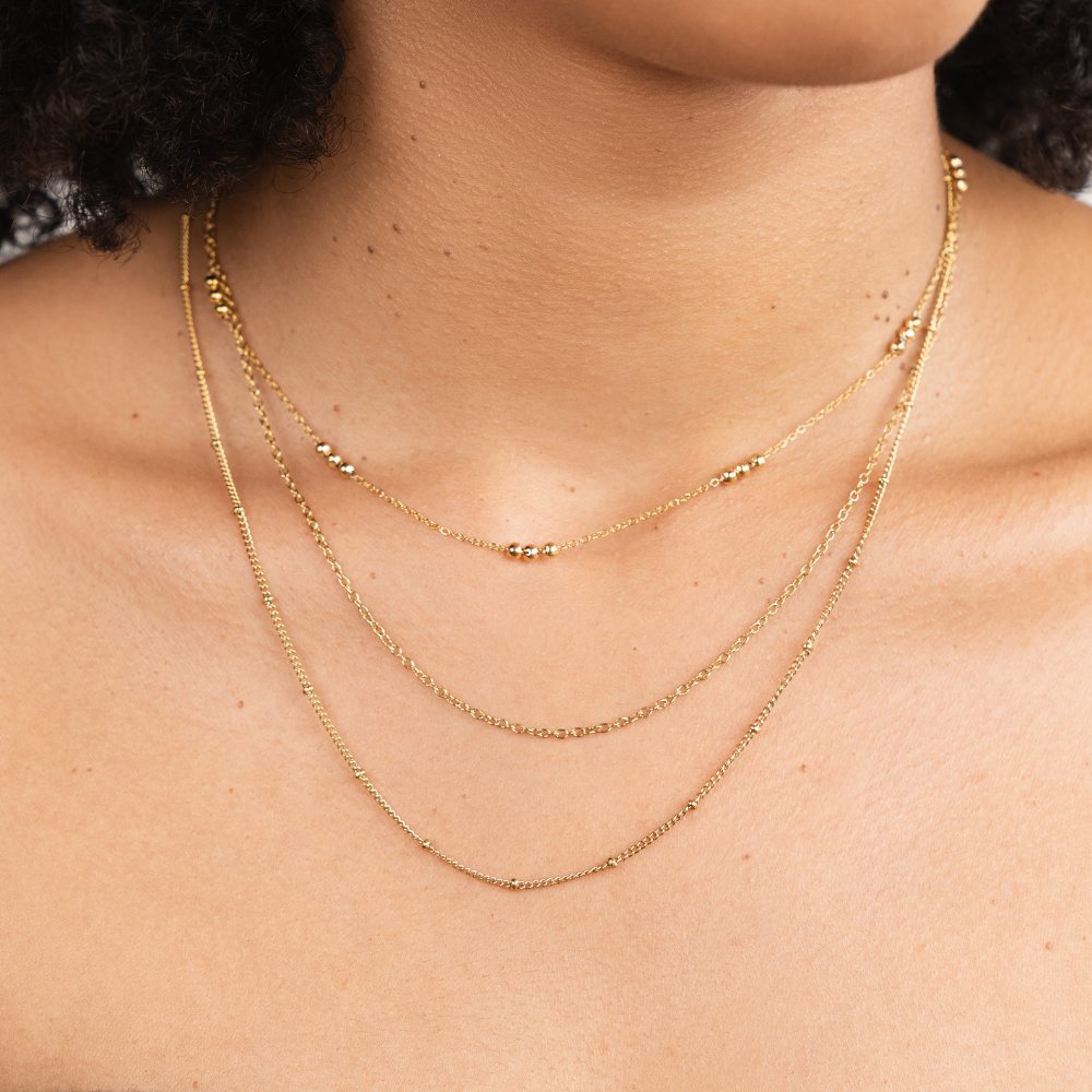 Tessa Triple Layered Necklace - Beautiful Earth Boutique