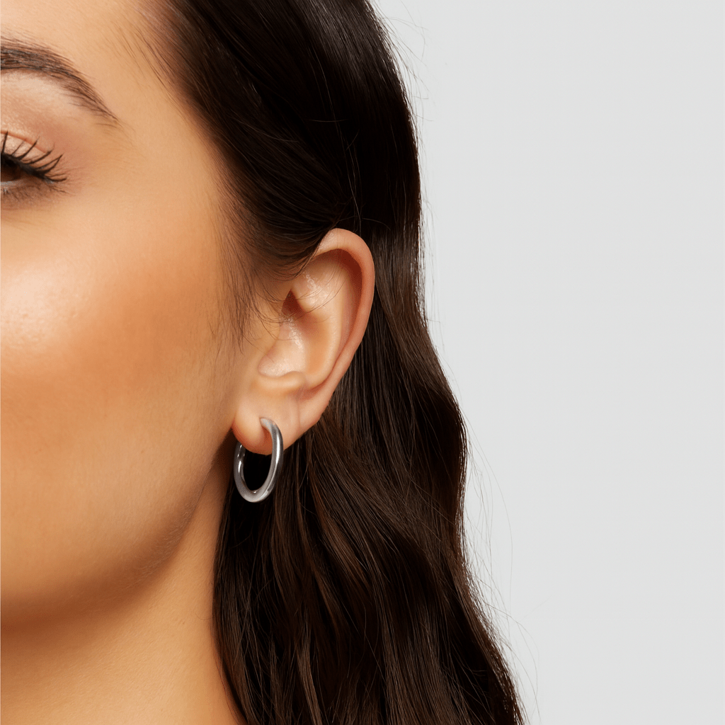 Triple Hoop Earrings Silver Set - Beautiful Earth Boutique