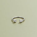 Twin Petal Silver Ring - Beautiful Earth Boutique