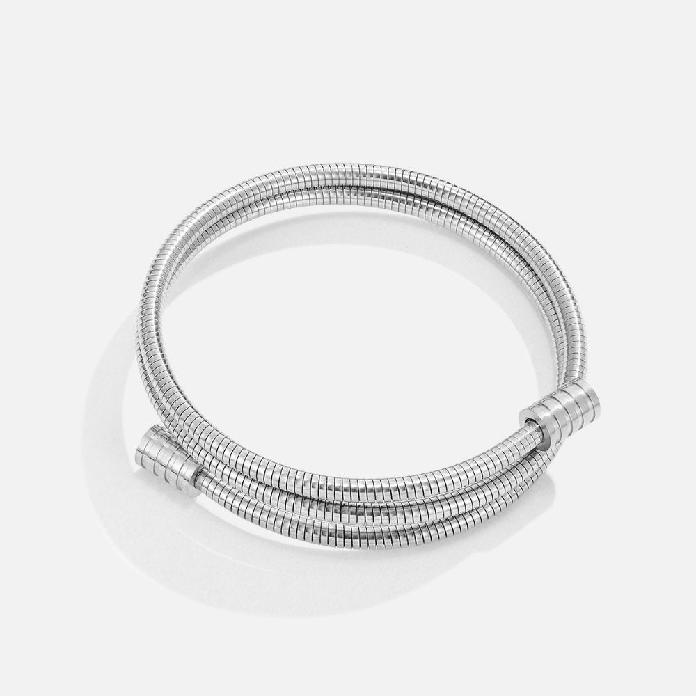 Twisted Silver Bracelet - Beautiful Earth Boutique