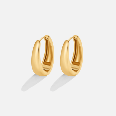 Valentina Gold Hoop Earrings - Beautiful Earth Boutique